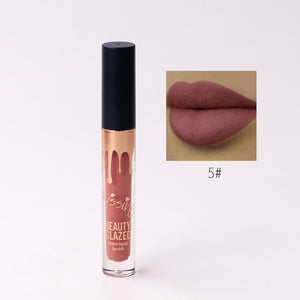BEAUTY GLAZED 6 Colors Matte Lipstick Set Waterproof Long Lasting Lip Gloss Nude Velvet Pigment Batom Women Fashion Lip Makeup|Lipstick